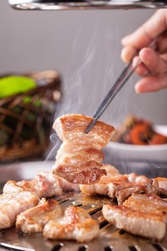 grilled pork belly