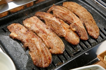 grilled pork belly
