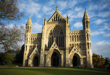 Fototapeta na wymiar St Albans cathedral