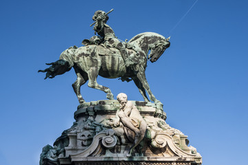 The equestrian statue