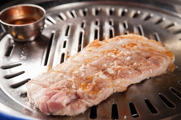 grilled pork belly