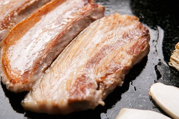 grilled pork belly