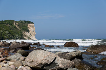 Blich auf die Steilküste von Rügen