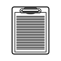 checklist clipboard isolated icon vector illustration design