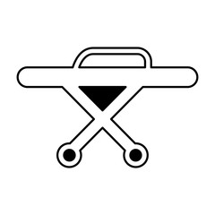 stretcher medical isolated icon vector illustration design