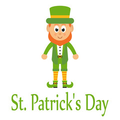 patrick's man with text