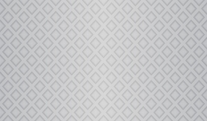 Abstract 3d geometric background. White seamless texture with shadow. Simple clean white background texture. 3D Vector interior wall panel pattern.