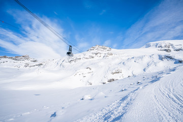 Italian Alps in the winter