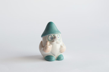 Little elf porcelain figurine