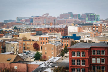 View of Jonestown, in Baltimore, Maryland.