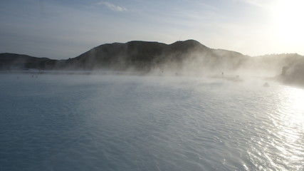 Hot springs in Iceland