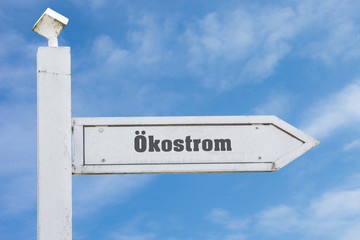 Schild 130 - Ökostrom