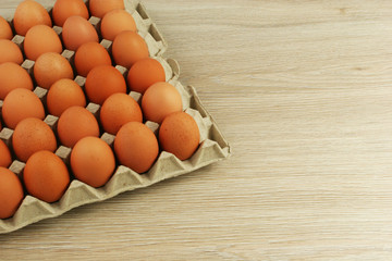 Egg, Chicken Egg on wooden table