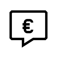 Euro mini line, icon