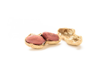 Cachuetes con fondo blanco