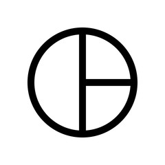 Chart, graphic mini line, icon