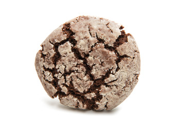 chocolate cookie isolated