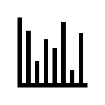 Chart, graphic mini line, icon