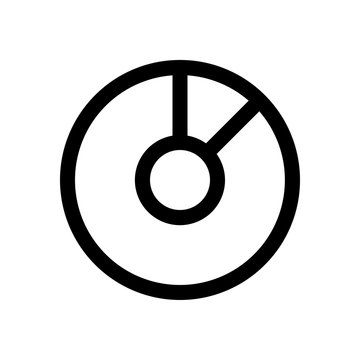 Chart, graphic mini line, icon
