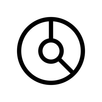 Chart, graphic mini line, icon