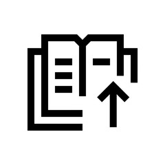 Book mini line, icon
