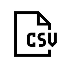 File format mini line, icon