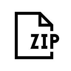 Obraz premium File format mini line, icon