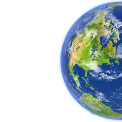 North America on planet Earth