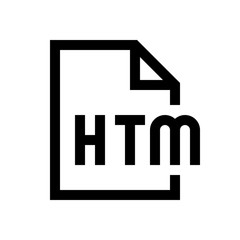 File format mini line, icon