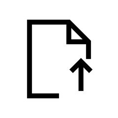 File mini line, icon