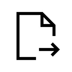 File mini line, icon