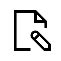 File mini line, icon