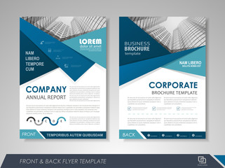 Flyer design layout
