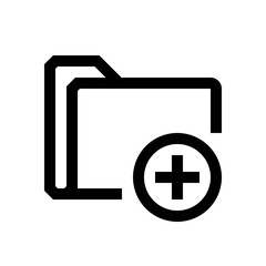 Obraz premium Folder mini line, icon