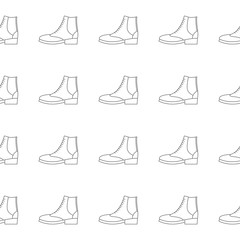 footwear seamless vector pattern