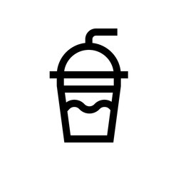 Cofee, cold drink mini line, icon