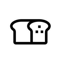 Bread mini line, icon