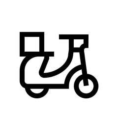 Motorbike mini line, icon