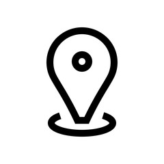 Location mini line, icon