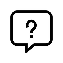 Speech bubble mini line, icon