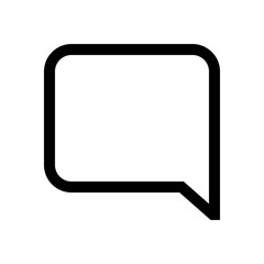 Naklejka premium Speech bubble mini line, icon