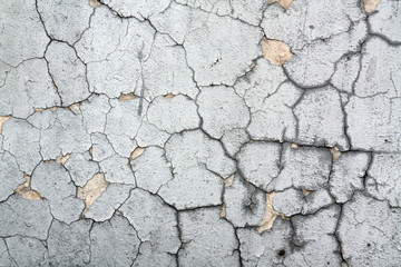 Cracked cement wall texture.