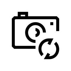 Camera mini line, icon