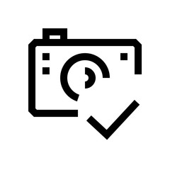 Camera mini line, icon