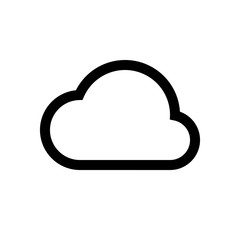 Cloud mini line, icon