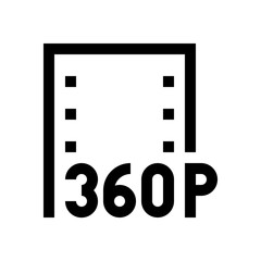 Video mini line, icon