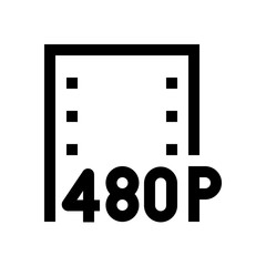 Video mini line, icon