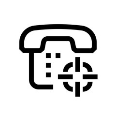 Phone mini line, icon
