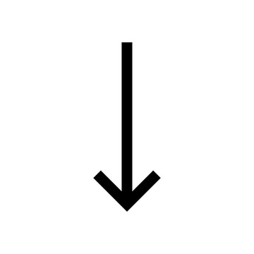 Arrow mini line, icon