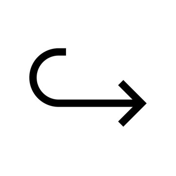 Arrow mini line, icon